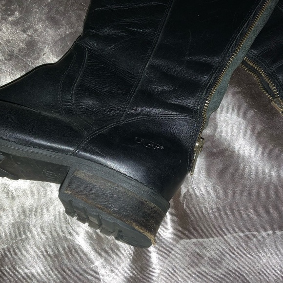 Women's UGG Tall Black Boots - Picture 5 of 9